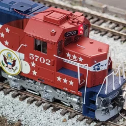 Athearn Genesis G67125 HO Scale EMD SD45-2 Santa Fe "Bicentennial" ATSF 5702 With DCC - USED -Athearn 20230419 100551 scaled