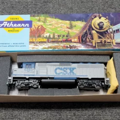 Athearn 4704 HO Scale EMD GP40-2 Diesel (BB Kit) Ex-SBD CSX 6383 - NOS