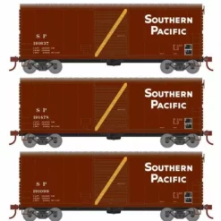 Athearn RTR 69441 HO Scale 40' Modernized Boxcar Southern Pacific SP 3 Pack