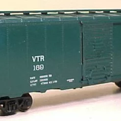 Athearn 1214 HO Scale 40' Boxcar (Blue Box Kit) Vermont Railway VTR 169 - NOS