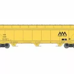 Athearn 12943 N Scale ACF 4600 3 Bay Covered Hopper Vermont Railway VTR 6008