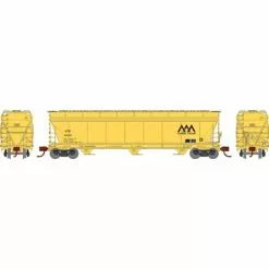 Athearn -Athearn athearn 12943 n scale acf 4600 3 bay covered hopper vermont railway vtr 60082