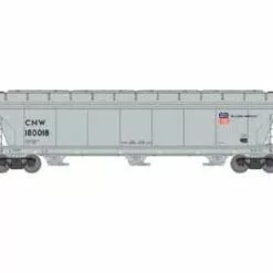 Athearn 12947 N Scale ACF 4600 3 Bay Covered Hopper Union Pacific CNW 180018