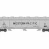 Athearn 12954 N Scale ACF 4600 3 Bay Covered Hopper Western Pacific WP 11977