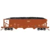 Athearn 15166 HO Scale 40' 3 Bay Ribbed Hopper With Load Canadian National CC 40079