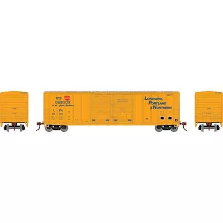 Athearn 15882 HO Scale FMC 5077 Double Door Boxcar Longview Portland & Northern LPN 52032 2 Athearn 15882 HO Scale FMC 5077 Double Door Boxcar Longview Portland & Northern LPN 52032 - Image 2