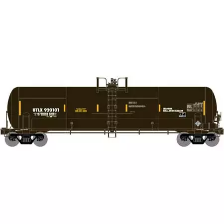 Athearn 15921 HO Scale RTC 20,900 Gallon Acid Tank Car Black UTLX 920101 1 Athearn 15921 HO Scale RTC 20,900 Gallon Acid Tank Car Black UTLX 920101