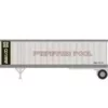 Athearn 16089 HO Scale 45' Fruehauf Z-Van Trailer Primed For Grime Availco Preferred Pool 257251
