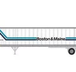 Athearn 16108 HO Scale 45' Fruehauf Z-Van Trailer Boston & Maine BMZ 250146