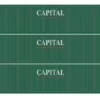 Athearn 16386 HO Scale 40' Low Cube Container Capital CLHU 3 Pack #2