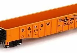 Athearn 1649 HO Scale 50' Gondola (Blue Box Kit) Rio Grande D&RGW 56314- NOS