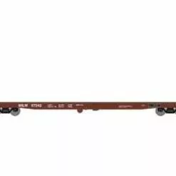 Athearn 17075 HO Scale 60' Bulkhead Flatcar Milwaukee Road MILW 67242