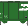Athearn 17240 N Scale PS-2 2600 Covered Hopper Burlington Northern BN 430218
