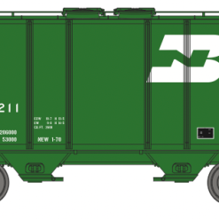 Athearn 17240 N Scale PS-2 2600 Covered Hopper Burlington Northern BN 430218