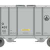 Athearn 17244 N Scale PS-2 2600 Covered Hopper Baltimore & Ohio B&O 600421