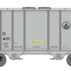 Athearn 17244 N Scale PS-2 2600 Covered Hopper Baltimore & Ohio B&O 600421