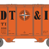Athearn 17250 N Scale PS-2 2600 Covered Hopper Detroit Toledo & Ironton DT&I 11116