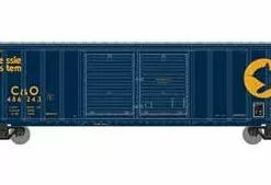 Athearn 17542 N Scale 50' FMC Double Door Boxcar Chessie System C&O 486243
