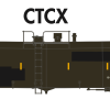 Athearn 18037 N Scale 30,000 Gallon Ethanol Tank Car CTCX 3 Pack #1 (Primed For Grime)