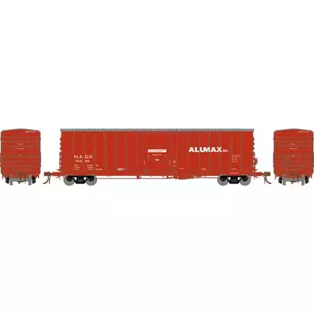 Athearn 18440 HO Scale 50' NACC Boxcar Alumax NADX 50189 2 Athearn 18440 HO Scale 50' NACC Boxcar Alumax NADX 50189 - Image 2