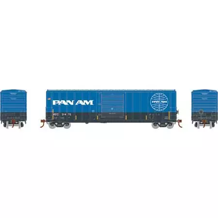 Athearn 18702 HO Scale 50' FMC 5347 Boxcar Pam Am Railways MEC 31578 2 Athearn 18702 HO Scale 50' FMC 5347 Boxcar Pam Am Railways MEC 31578 - Image 2