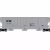 Athearn 18791 HO Scale PS 4740 Covered Hopper Norfolk Western NW 176854