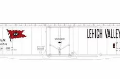 Athearn 18827 N Scale 50' PS-1 Plug Door Boxcar Lehigh Valley LV 7050