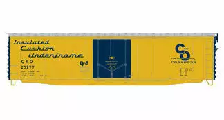 Athearn 18832 N Scale 50' PS-1 Plug Door Boxcar Chesapeake & Ohio C&O 23277 -Athearn athearn 18832 n scale 50 ps 1 plug door boxcar chesapeake ohio c o 23277