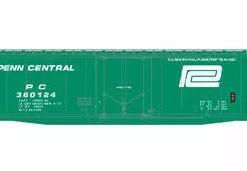 Athearn 18838 N Scale 50' PS-1 Plug Door Boxcar Penn Central PC 360124