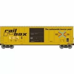 Athearn 2332 N Scale 50' PS 5277 Boxcar Ex-Railbox Santa Fe ATSF 51396