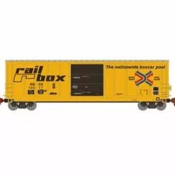 Athearn 2341 N Scale 50' PS 5277 Boxcar Railbox RBOX 15017
