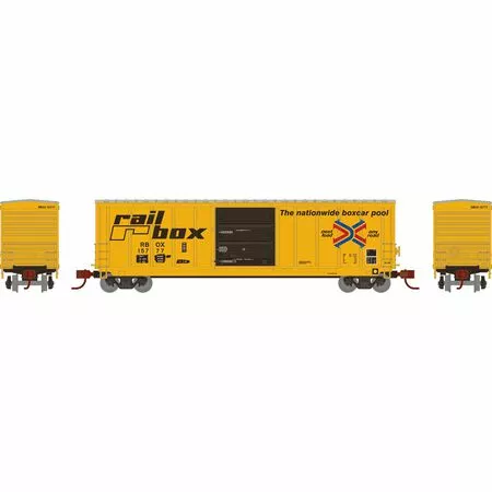 Athearn 2342 N Scale 50' PS 5277 Boxcar Railbox RBOX 15777 2 Athearn 2342 N Scale 50' PS 5277 Boxcar Railbox RBOX 15777 - Image 2