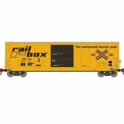 Athearn 2342 N Scale 50' PS 5277 Boxcar Railbox RBOX 15777
