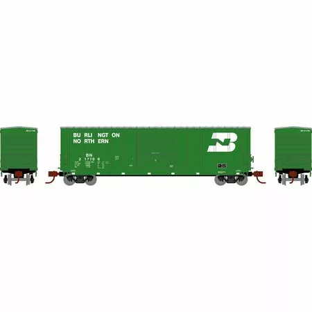 Athearn 2344 N Scale 50' PS 5277 Boxcar Burlington Northern BN 217706 2 Athearn 2344 N Scale 50' PS 5277 Boxcar Burlington Northern BN 217706 - Image 2