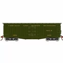 Athearn 24024 N Scale 40' Pfaudler Milk Car Chicago & North Western C&NW 1950