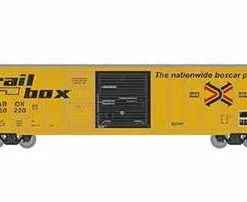 Athearn 24583 N Scale 50' FMC Combo Door Boxcar "Early" Railbox ABOX 50220