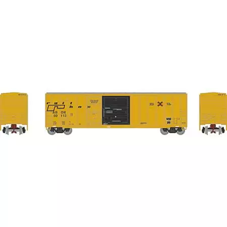 Athearn 24587 N Scale 50' FMC Combo Door Boxcar "Late" Railbox ABOX 50113 2 Athearn 24587 N Scale 50' FMC Combo Door Boxcar "Late" Railbox ABOX 50113 - Image 2