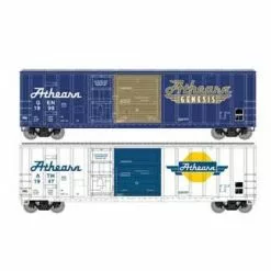 Athearn 24599 N Scale 50' FMC Combo Door Boxcar 2 Car Collector Set