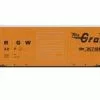 Athearn 25379 N Scale 50' Waffle Boxcar Rio Grande D&RGW 65327