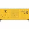 Athearn 25381 N Scale 50' Waffle Boxcar Green Bay Western GB&W 2714