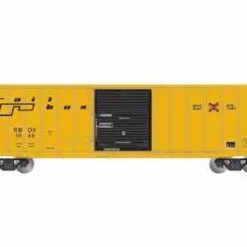 Athearn 25467 N Scale 50' FMC 5347 Boxcar Railbox "Small Logo"RBOX 1046