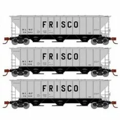 Athearn 27409 N Scale PS 4427 Covered Hopper Frisco SLSF 3 Pack