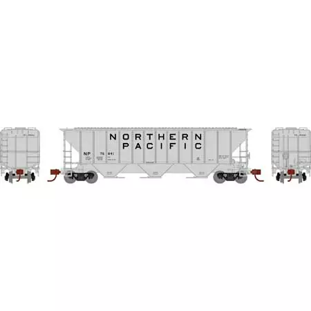 Athearn 27414 N Scale PS 4427 Covered Hopper Northern Pacific NP 76841 2 Athearn 27414 N Scale PS 4427 Covered Hopper Northern Pacific NP 76841 - Image 2