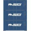 Athearn 27790 HO Scale 20' Intermodal Corrugated Container MACS MOCU 3-Pack #2