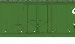 Athearn 2807 N Scale 50' PS-1 Plug Door Boxcar Canadian Pacific CPR 80022