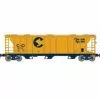 Athearn Genesis Athearn 28346 N Scale PS-2 2893 Covered Hopper Chessie System B&O 2052