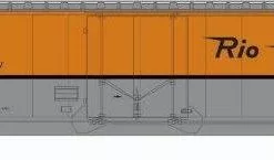 Athearn 2837 N Scale 50' PS-1 Plug Door Boxcar Rio Grande D&RGW 60917
