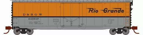 Athearn 2837 N Scale 50' PS-1 Plug Door Boxcar Rio Grande D&RGW 60917 1 Athearn 2837 N Scale 50' PS-1 Plug Door Boxcar Rio Grande D&RGW 60917