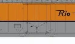 Athearn 2839 N Scale 50' PS-1 Plug Door Boxcar Rio Grande D&RGW 60977