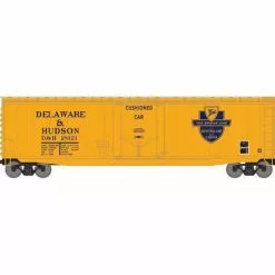 Athearn 2846 N Scale 50' PS-1 Plug Door Boxcar Delaware & Hudson D&H 28121